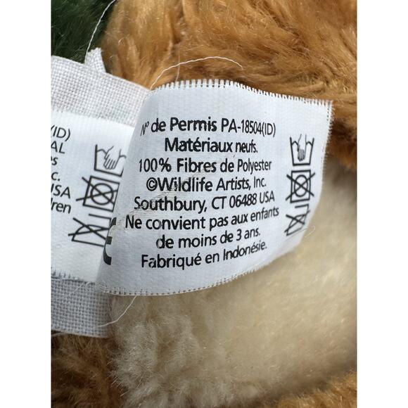 Eco Pals Turtle Plush Wildlife Artist Stuffed Animal 9 Inch - Picture 10 of 11